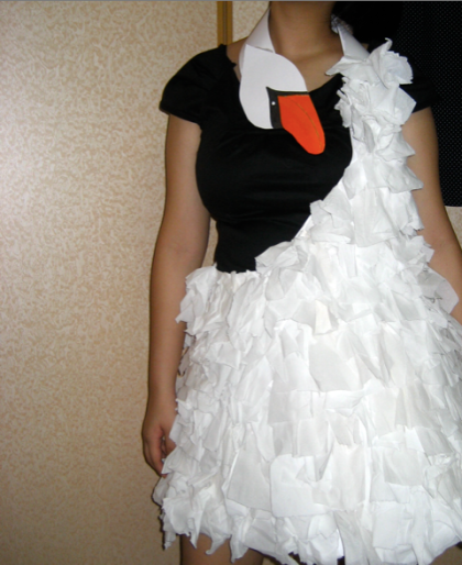 Swan Dress WOTTONCOOL